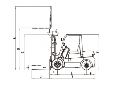 Автопогрузчик EP CPCD30T3