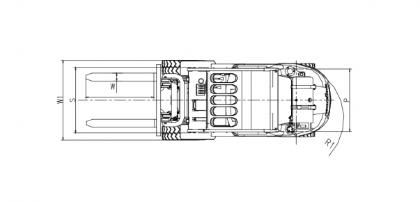 Бензиновый погрузчик LONKING LG25GT